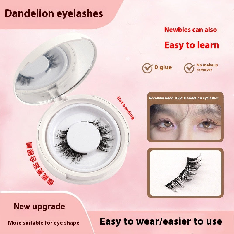 Magnetic Suction False Eyelashes Little Devil Supernatural Magnet Suit UBS063 3pairs of white clips