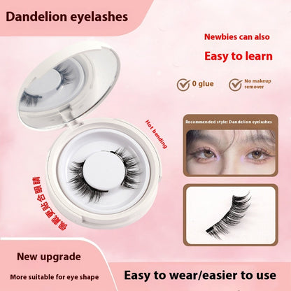 Magnetic Suction False Eyelashes Little Devil Supernatural Magnet Suit UBS063 3pairs of white clips