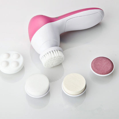 Electric cleanser facial cleanse clean to black head massage beauty personal care products Pink1 1pc