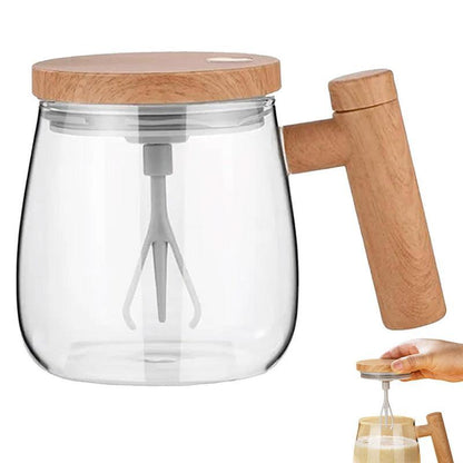 400ML Self Stirring Coffee Mug Electric Mixing Glass Coffee Dining Room Kitchen Gadgets