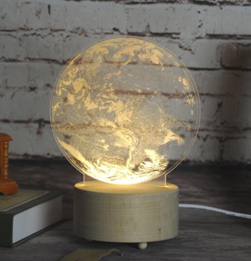 Cute Jellyfish Lamps Romantic LED Touch earth