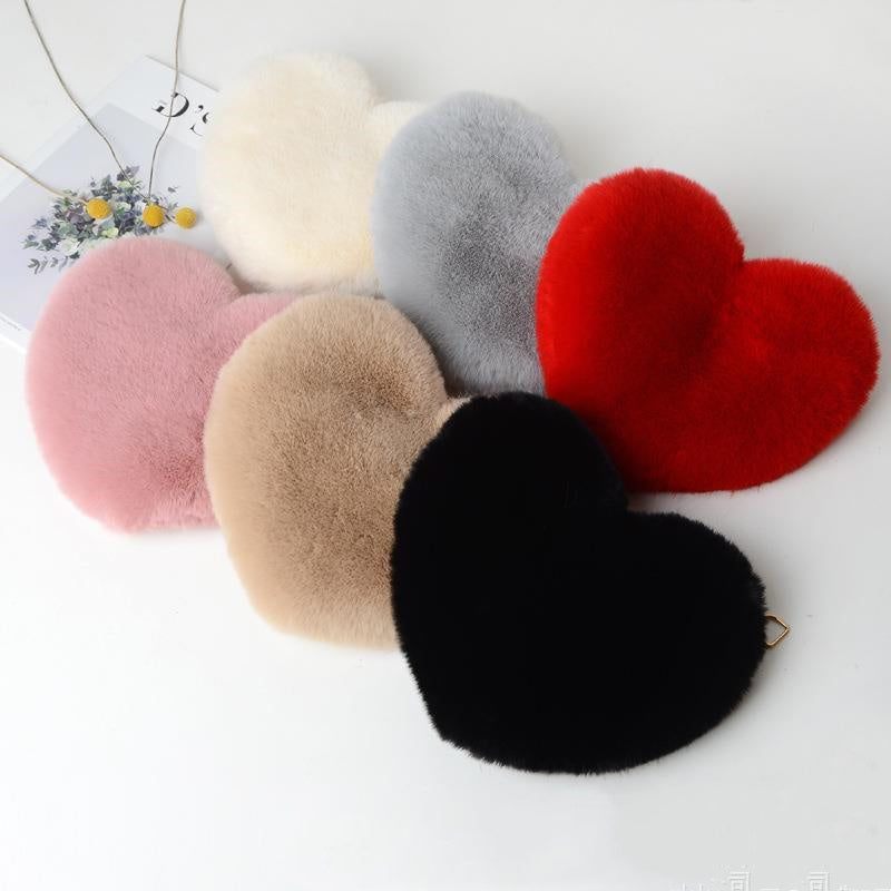 Love Bags For Women Plush Chain Shoulder Bags Party Bag