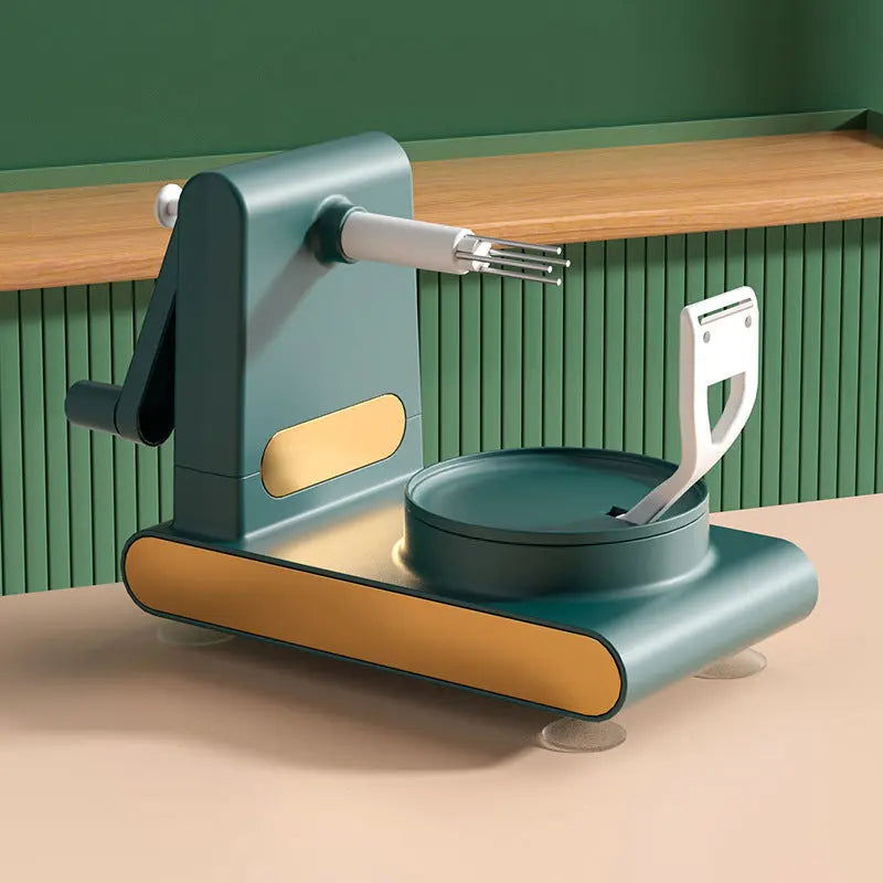 Hand-cranked Multifunctional Peeler Machine Dark green Peeler
