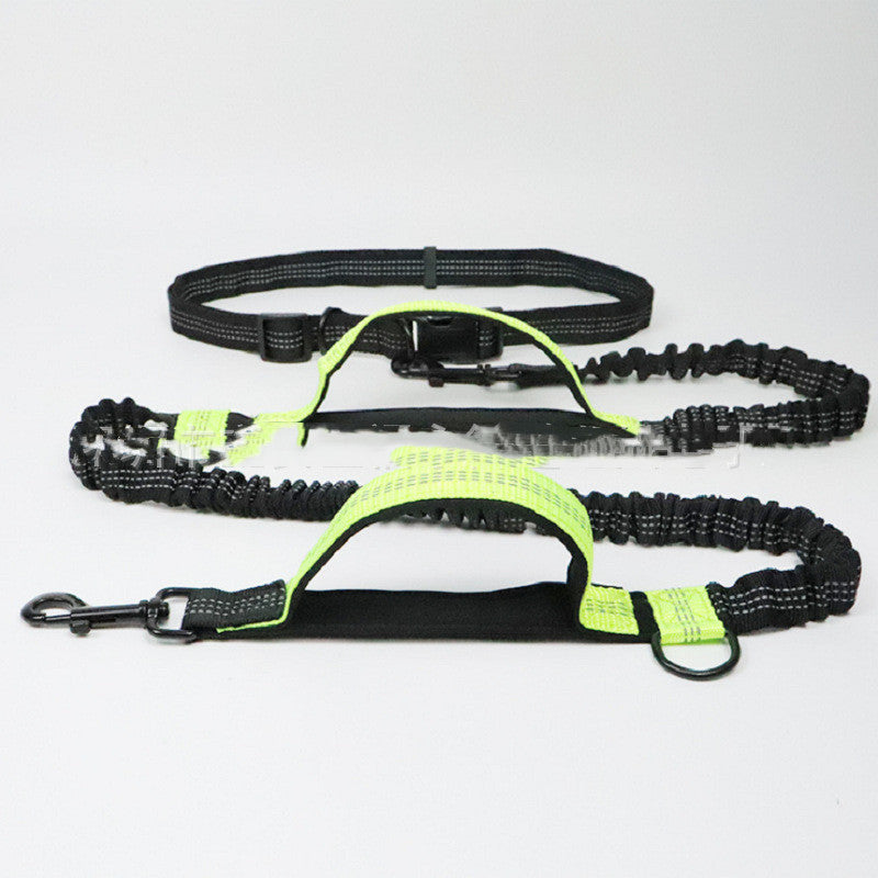 Pet Products Pet Traction Rope Multifunctional Fluorescent green