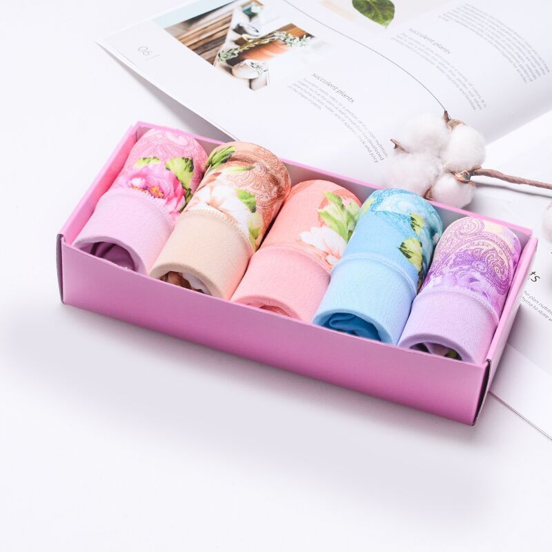 Modal Underwear For Women Mid-waist Cotton 5 Pieces I Group