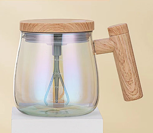 400ML Self Stirring Coffee Mug Electric Mixing Glass Coffee Dining Room Kitchen Gadgets Colorful and colorful 400ml