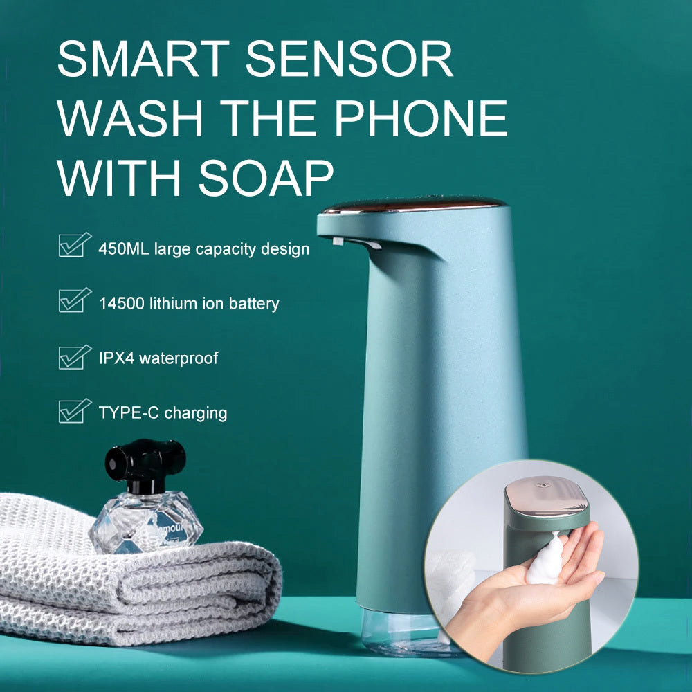Automatic Foam Soap Dispensers Smart Washing Hand Sensor Machine For Kitchen And Bathroom