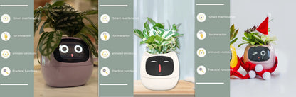 Smart Planter Endless Fun Over 49 Rich Expressions 7 Smart Sensors And AI Chips Set38 Small
