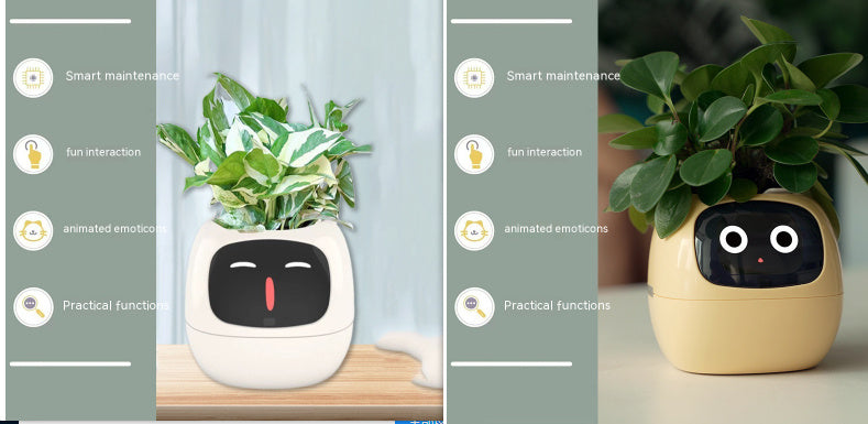 Smart Planter Endless Fun Over 49 Rich Expressions 7 Smart Sensors And AI Chips Set56 Small