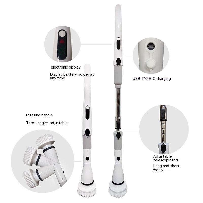 Multi-functional New Electric Cleaning Brush Wireless
