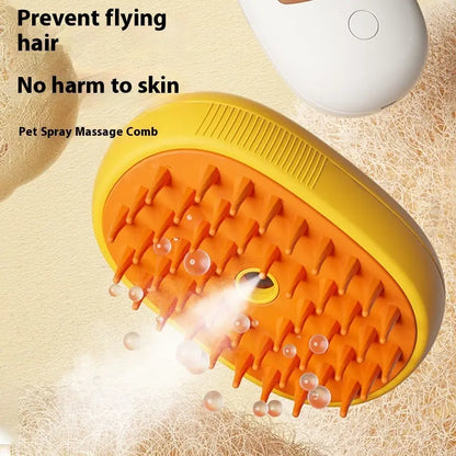 Pet Cleaning Hair Removal Dogs And Cats Electric Spray Hair Comb