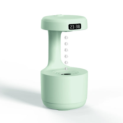 Anti-gravity Air Humidifier Water Drops Cool Mist Maker Fogger Relieve Fatigue Green USB