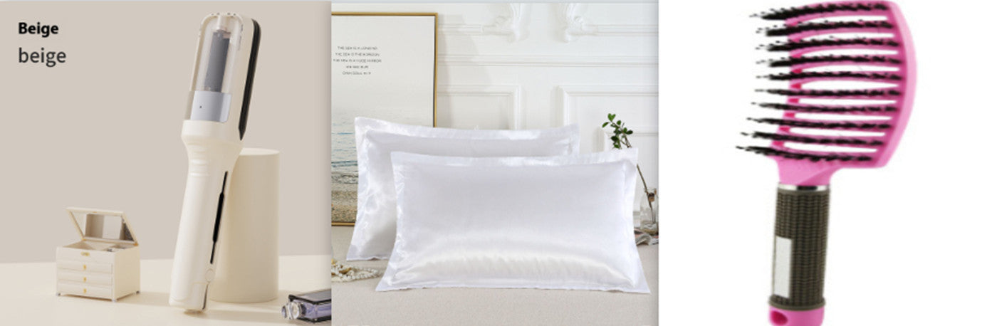 Hair Ends Trimmer Damaged Automatic Women Cordless Hair Cutting Machine Spray Paint Beige set