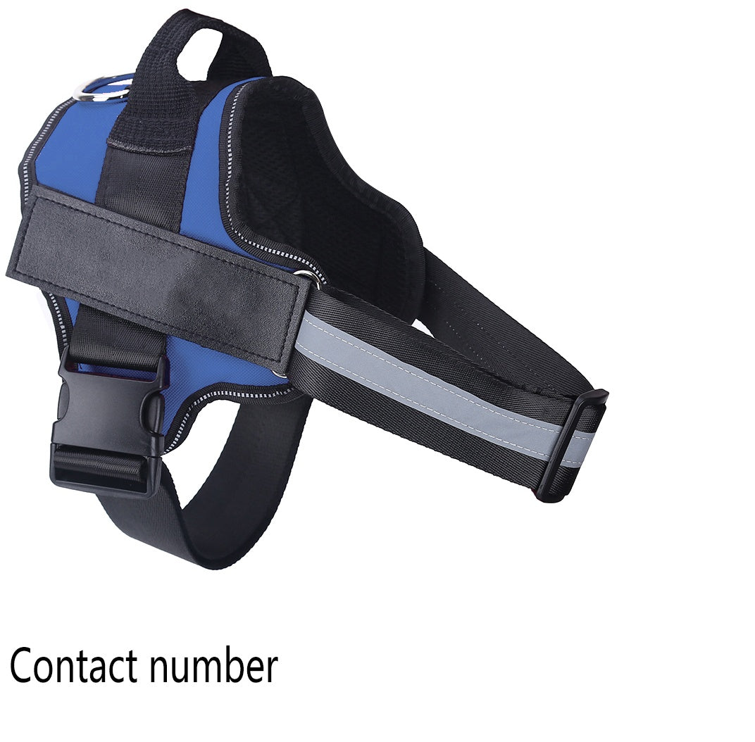 Personalized Dog Harness Adjustable Pet Harness Vest For Small Large Dog