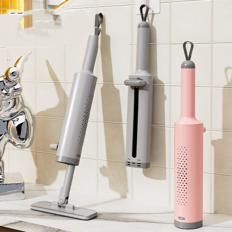 Rotatable Self-Squeeze Mini Mop With Crevice Brush Hand Wash-Free Flat Squeeze Mop For Floor Cleaning