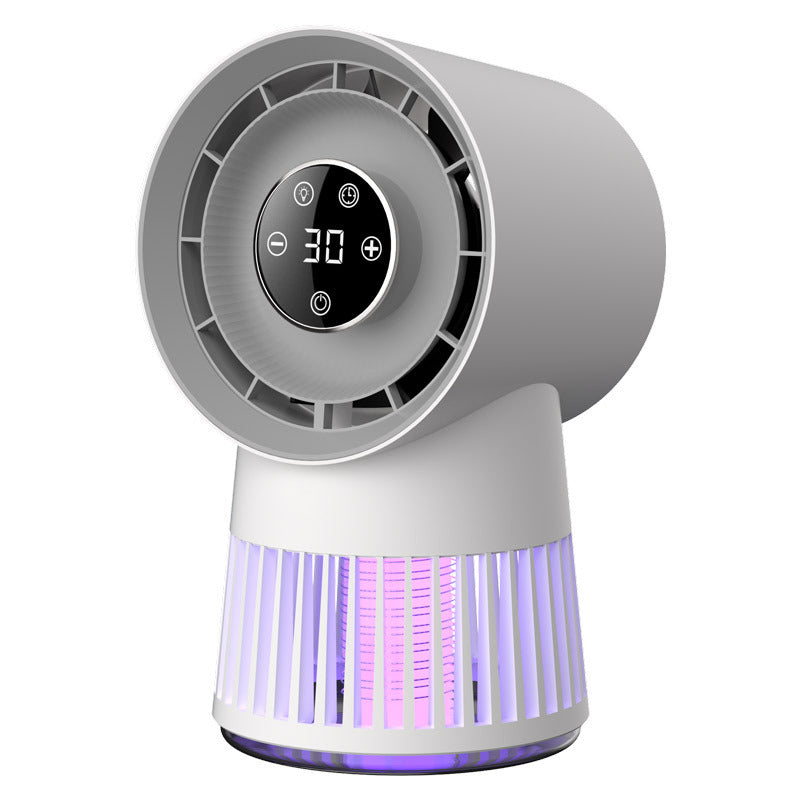 Creative 2-in-1 Mosquito Killing Mini Desk Fan Electric Mosquito Killer USB Rechargeable Fan