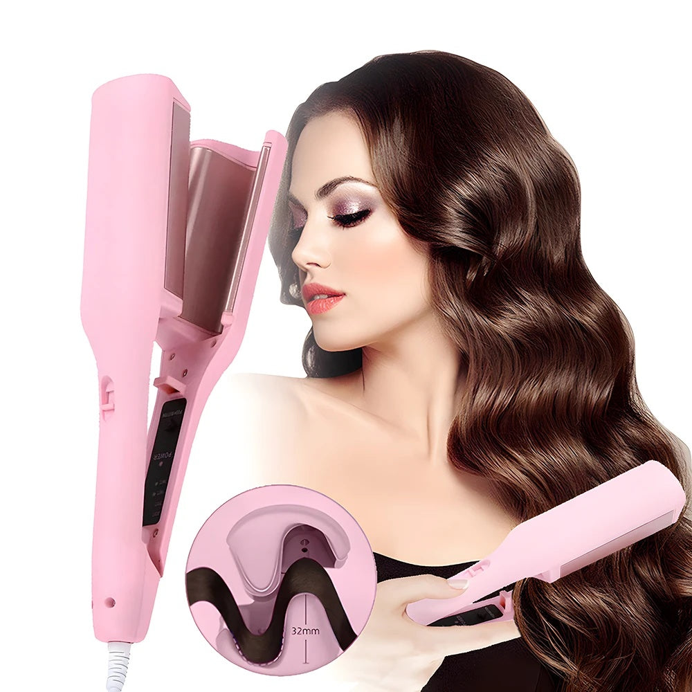 Hair Curling Iron Temperature Adjustable Fast Heating For All Hair Style
