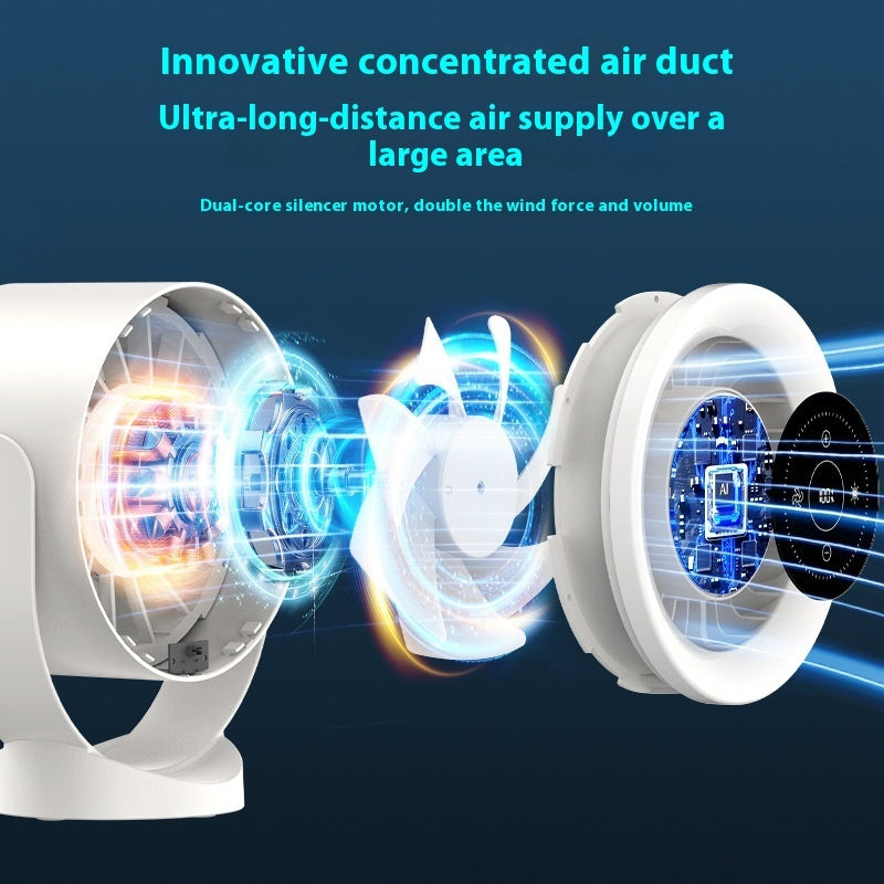 Desktop Adjustable Fan Light Rechargeable Wall Mount Table Fan Light Led Display Table Fan Light