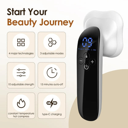 Fat Removal Machine Massage Instrument Weight Loss Instrument Rose gold