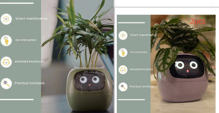 Smart Planter Endless Fun Over 49 Rich Expressions 7 Smart Sensors And AI Chips Set19 Small