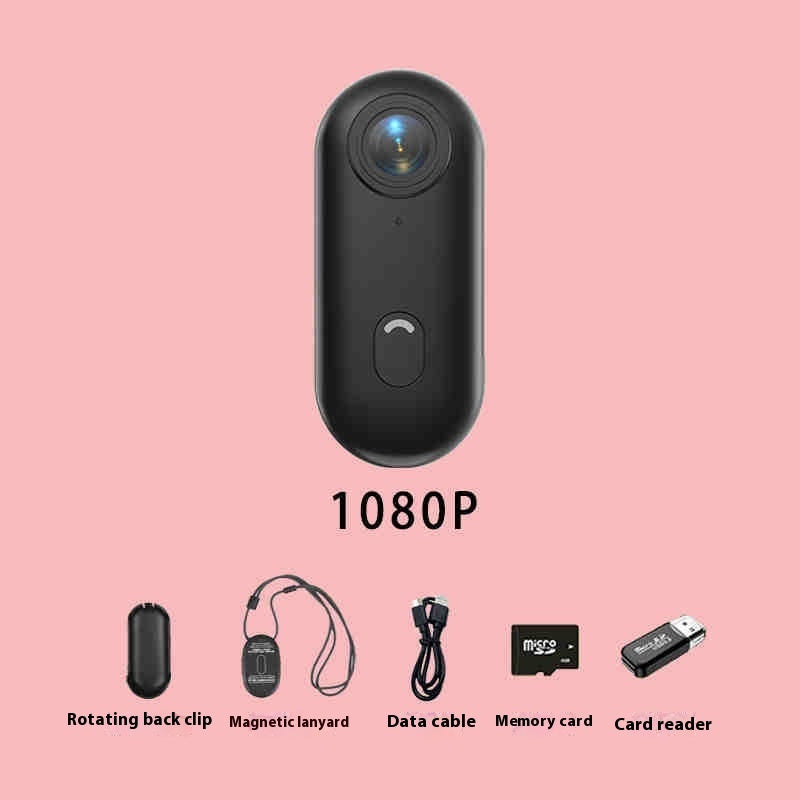 Outdoor Sports Camera In Helmet Motorcycle Bike Sport Mini Filming Bicycle Action 4K Professional Body Cam And Video Cameras Black Simple Match 1080p