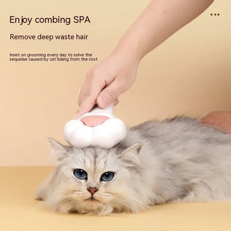 Pet Comb Massage One-click Hair Removal Comb Cleaning Cat Raising Pet Products