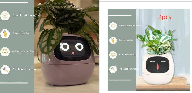Smart Planter Endless Fun Over 49 Rich Expressions 7 Smart Sensors And AI Chips Set25 Small