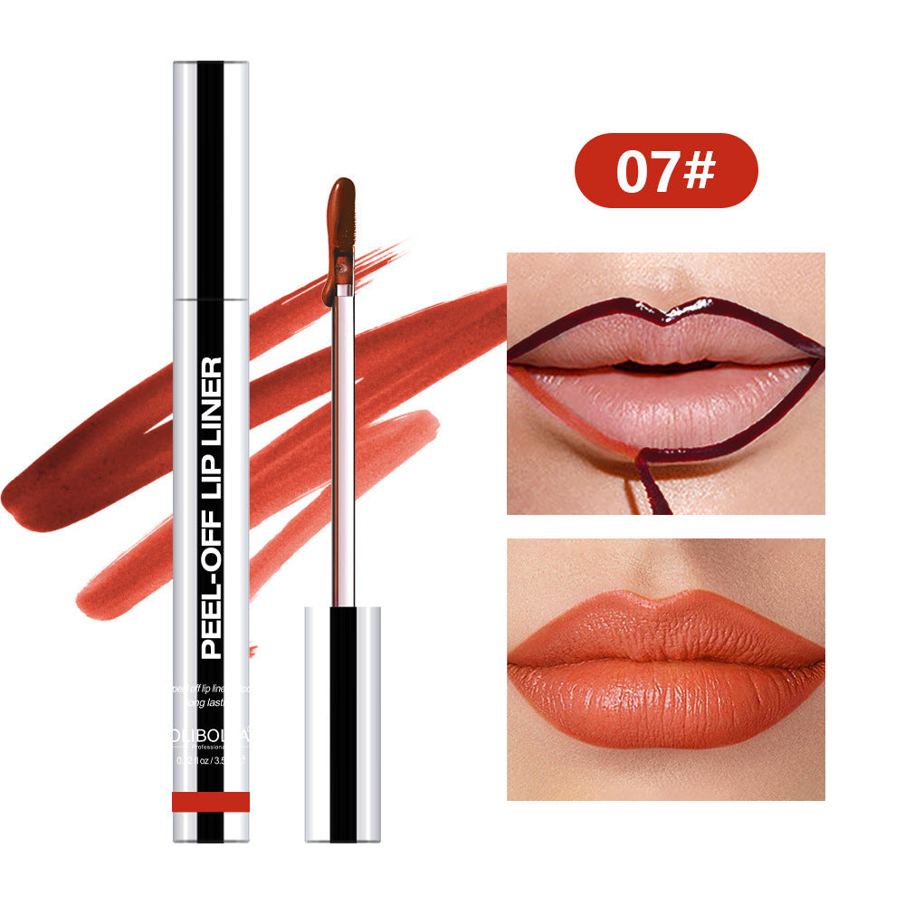 Pull Lip Liner Waterproof Long Lasting And Does Not Fade Lip Lacquer 3.5ml 07color