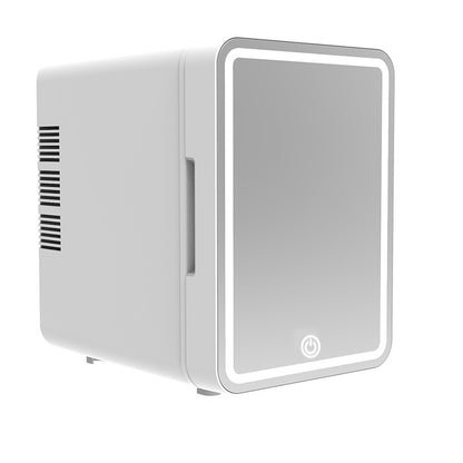 Beauty Refrigerator Makeup Skin Care Products Portable Built-in Light Car Refrigerator White Mirror With Light