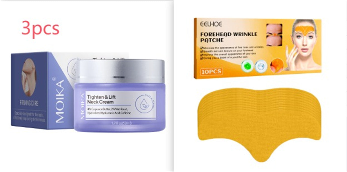 Neck Wrinkle Removal Cream Tightening Firming Anti-Aging Shaping Beauty Neck Cream Set2 1PCS