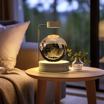 Crystal Ball Cosmic Dinosaur Indoor Night Light Earth Light wood