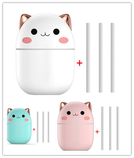 Air Humidifier Cute Cat Ultra-Silent USB Office Household Bedroom Car Spray Set USB
