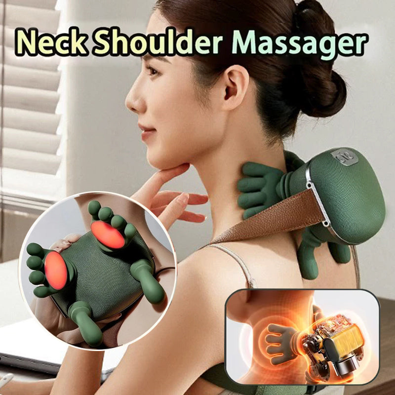 Electric Neck And Shoulder Muscle Massager Wireless Shoulder And Relax Pain Relief