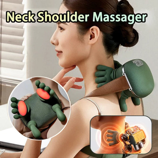 Electric Neck And Shoulder Muscle Massager Wireless Shoulder And Relax Pain Relief