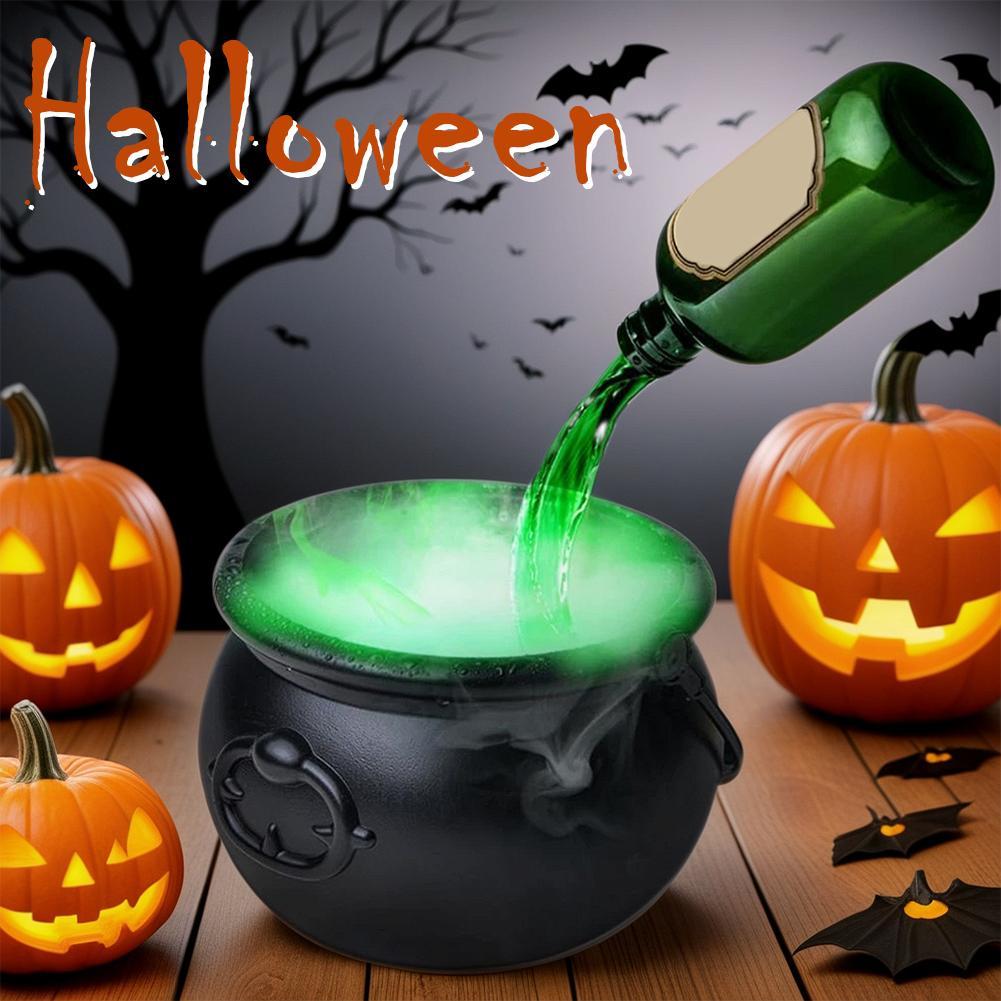 Halloween Black Wizard Bowl Magic Float Bottle Indoor Home Bar Magic Party Horror Ghost Decoration