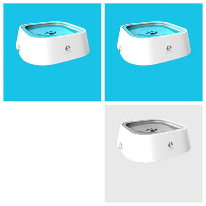 1.5L Cat Dog Water Bowl Carried Floating Bowl 2Blue1Grey