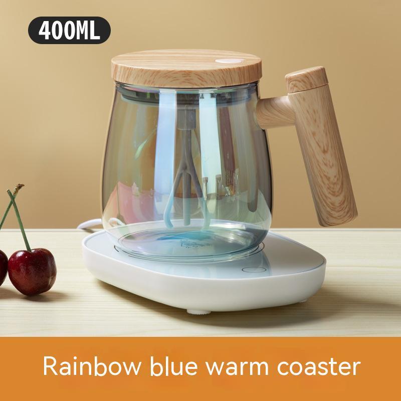 400ML Self Stirring Coffee Mug Electric Mixing Glass Coffee Dining Room Kitchen Gadgets