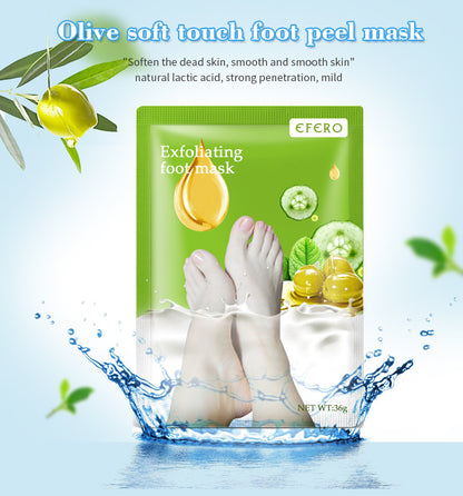 Exfoliating Foot Mask Foot SPA Pedicure Socks Removing Dead Skin Whitening Foot