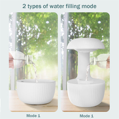 Anti-gravity Air Humidifier Water Drops Cool Mist Maker Fogger Relieve Fatigue