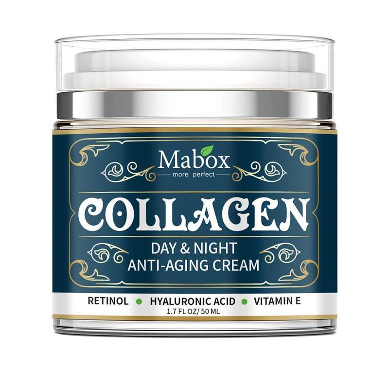 Collagen Moisturizing Facial Cream Skin Care Anti Aging Face Cream Blue 50g
