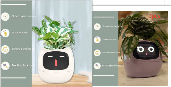 Smart Planter Endless Fun Over 49 Rich Expressions 7 Smart Sensors And AI Chips Set21 Small