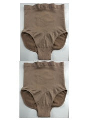 High-Waisted Ladies Triangle Seamless Waist Pants Sexy Shorts 2Nude