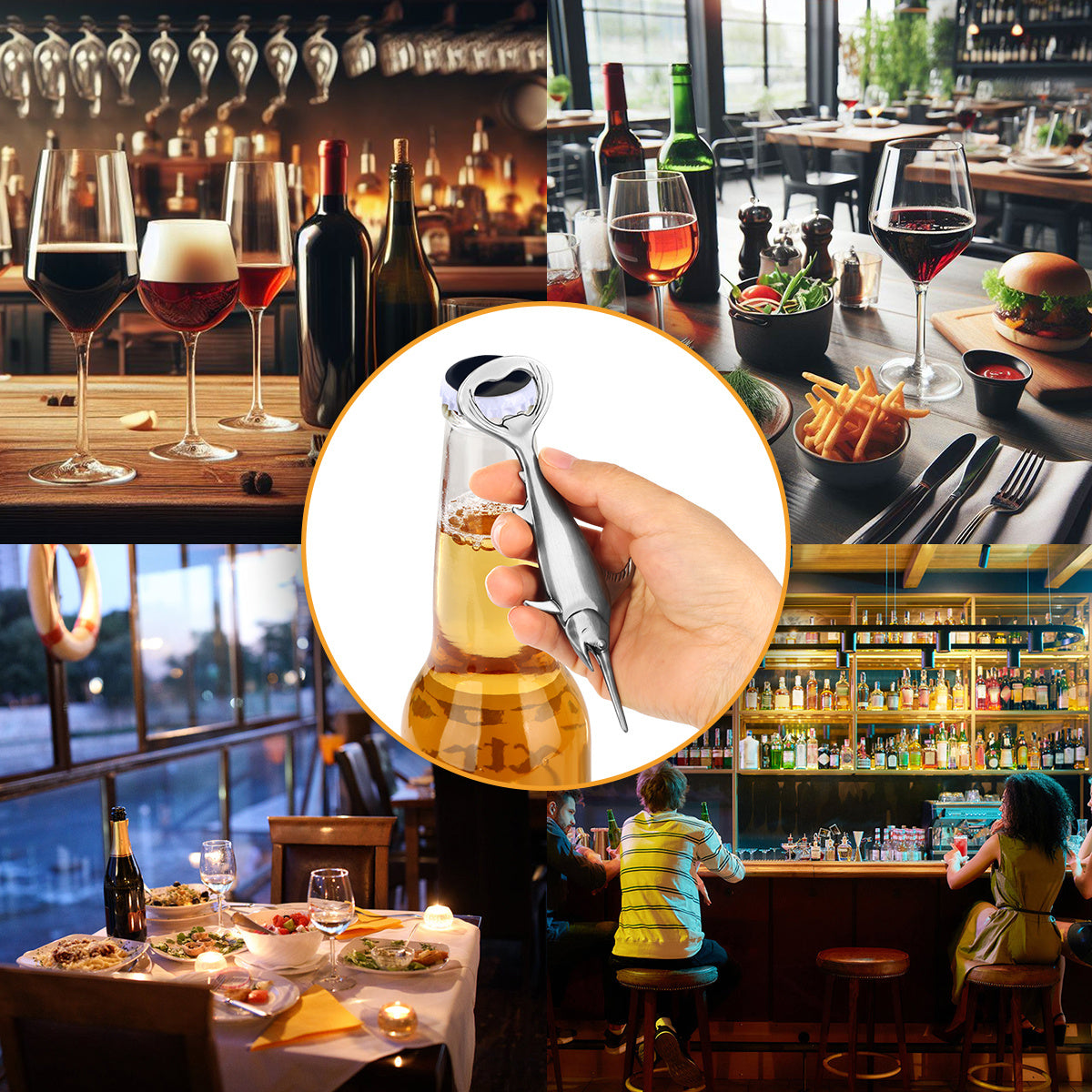 Creative Swordfish Handle Metal Bottle Openers Kitchen Bar Accessories Tools Kitchen Gadgets