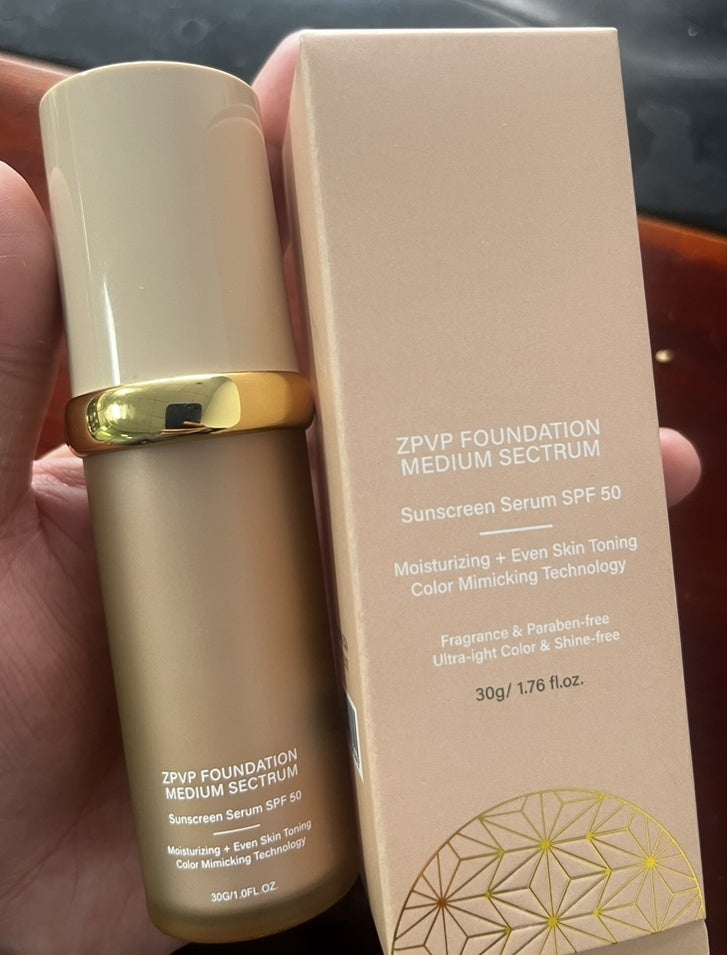 4-in-1 Bionic Color-changing Concealer Foundation Moisturizing Repair Foundation Without logo 30g