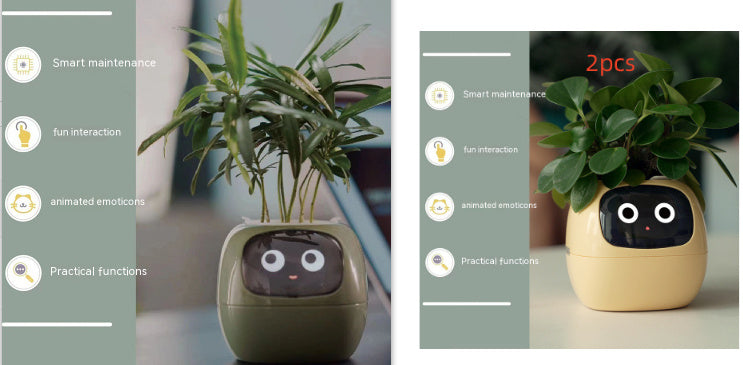 Smart Planter Endless Fun Over 49 Rich Expressions 7 Smart Sensors And AI Chips Set27 Small