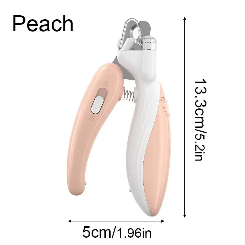 Cute Pets Nail Clippers Labor-Saving Dogs Nail Clipper Scissors Paw Nail Trimmer Pink