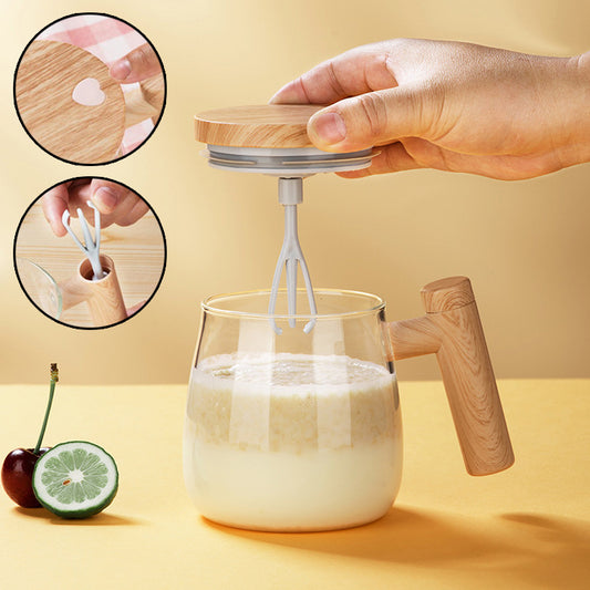 400ML Self Stirring Coffee Mug Electric Mixing Glass Coffee Dining Room Kitchen Gadgets