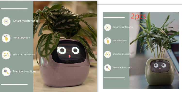 Smart Planter Endless Fun Over 49 Rich Expressions 7 Smart Sensors And AI Chips Set12 Small