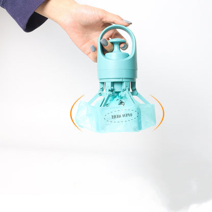 Portable Lightweight Dog Pooper Scooper With Built-in Poop Bag Dispenser Pet Toilet Picker