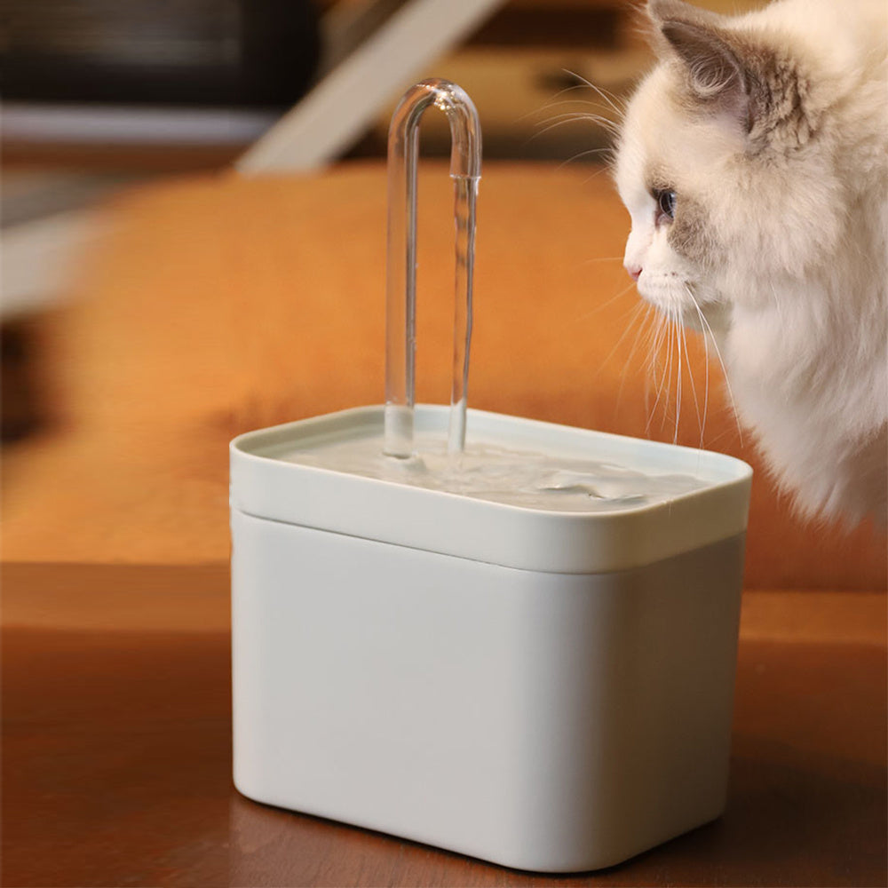 Automatic Cat Water Fountain Auto Filter USB Electricl 1.5LWater Dispenser